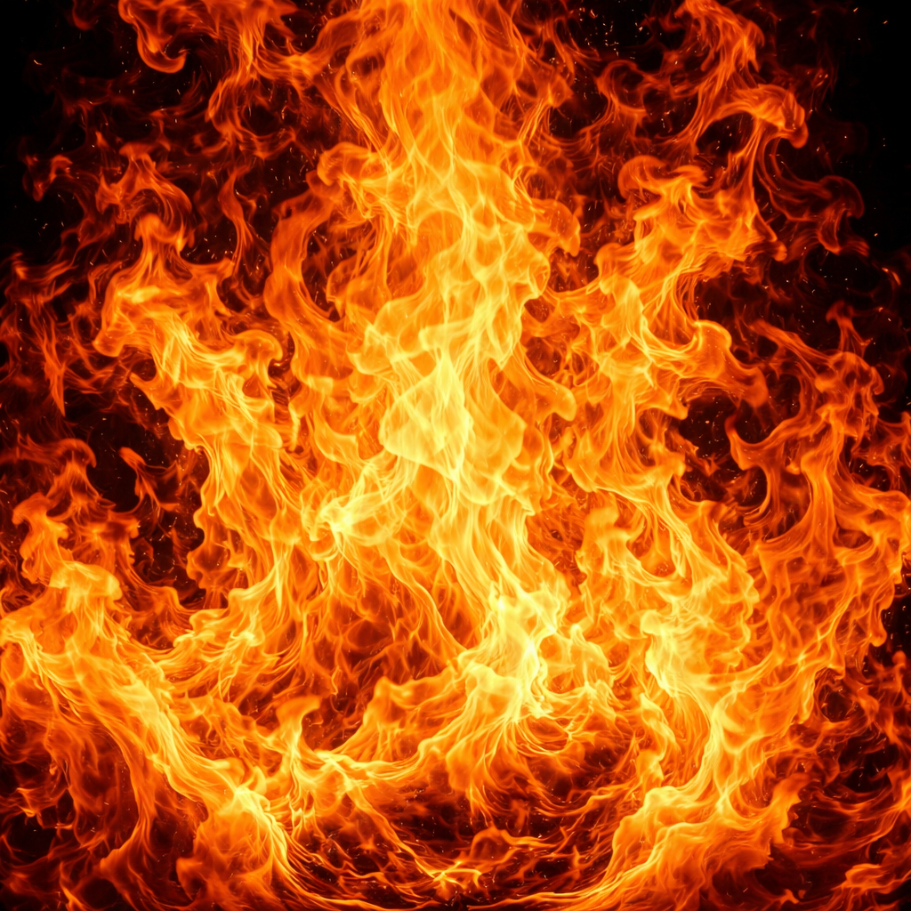 Fire hex token icon